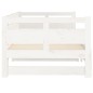 vidaXL Sofá cama extraíble madera maciza de pino blanco 2x(90x190) cm vidaXL Sofá cama extraíble madera maciza de pino blanco 2x(90x190) cm