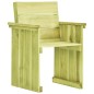 vidaXL Silla de jardín de madera de pino impregnada vidaXL Silla de jardín de madera de pino impregnada
