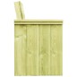 vidaXL Silla de jardín de madera de pino impregnada vidaXL Silla de jardín de madera de pino impregnada