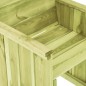 vidaXL Silla de jardín de madera de pino impregnada vidaXL Silla de jardín de madera de pino impregnada