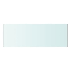 vidaXL Panel de estante vidrio claro 40x12 cm