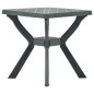 vidaXL Mesa bistro de plástico verde 70x70x72 cm vidaXL Mesa bistro de plástico verde 70x70x72 cm