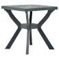 vidaXL Mesa bistro de plástico verde 70x70x72 cm vidaXL Mesa bistro de plástico verde 70x70x72 cm