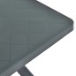 vidaXL Mesa bistro de plástico verde 70x70x72 cm vidaXL Mesa bistro de plástico verde 70x70x72 cm