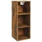 vidaXL Armario pared madera contrachapada roble ahumado 34,5x32,5x90cm vidaXL Armario pared madera contrachapada roble ahumado 34,5x32,5x90cm