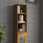 vidaXL Armario pared madera contrachapada roble ahumado 34,5x32,5x90cm vidaXL Armario pared madera contrachapada roble ahumado 34,5x32,5x90cm
