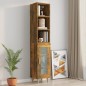 vidaXL Armario pared madera contrachapada roble ahumado 34,5x32,5x90cm vidaXL Armario pared madera contrachapada roble ahumado 34,5x32,5x90cm
