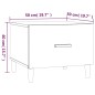 vidaXL Mesas de centro 2 uds madera de ingeniería negro 50x50x40 cm vidaXL Mesas de centro 2 uds madera de ingeniería negro 50x50x40 cm