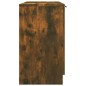 vidaXL Armario baño madera contrachapada roble ahumado 64,5x33,5x59 cm vidaXL Armario baño madera contrachapada roble ahumado 64,5x33,5x59 cm