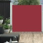 vidaXL Toldo lateral retráctil de jardín rojo 170x300 cm vidaXL Toldo lateral retráctil de jardín rojo 170x300 cm