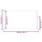 vidaXL Toldo lateral retráctil de jardín rojo 170x300 cm vidaXL Toldo lateral retráctil de jardín rojo 170x300 cm