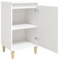 vidaXL Mesitas de noche 2 uds madera contrachapada blanco 40x35x70 cm vidaXL Mesitas de noche 2 uds madera contrachapada blanco 40x35x70 cm