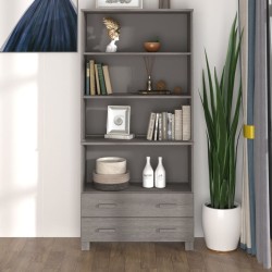 vidaXL Aparador HAMAR madera de pino maciza gris claro