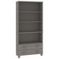 vidaXL Aparador HAMAR madera de pino maciza gris claro