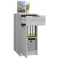 vidaXL Armario de escritorio contrachapada gris Sonoma 33,5x50x75 cm vidaXL Armario de escritorio contrachapada gris Sonoma 33,5x50x75 cm