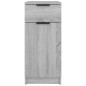 vidaXL Armario de escritorio contrachapada gris Sonoma 33,5x50x75 cm vidaXL Armario de escritorio contrachapada gris Sonoma 33,5x50x75 cm