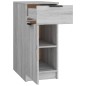 vidaXL Armario de escritorio contrachapada gris Sonoma 33,5x50x75 cm vidaXL Armario de escritorio contrachapada gris Sonoma 33,5x50x75 cm