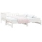 vidaXL Sofá cama extraíble madera maciza de pino blanco 2x(90x200) cm vidaXL Sofá cama extraíble madera maciza de pino blanco 2x(90x200) cm