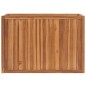 vidaXL Arriate elevado madera maciza de teca 100x50x70 cm