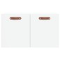 vidaXL Armario de pared madera de ingeniería blanco 60x36,5x35 cm vidaXL Armario de pared madera de ingeniería blanco 60x36,5x35 cm