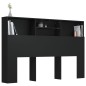 vidaXL Mueble cabecero negro 160x19x103,5 cm vidaXL Mueble cabecero negro 160x19x103,5 cm