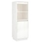 vidaXL Aparador alto de madera maciza de pino banco 37x34x110 cm vidaXL Aparador alto de madera maciza de pino banco 37x34x110 cm