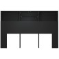 vidaXL Mueble cabecero negro 160x19x103,5 cm vidaXL Mueble cabecero negro 160x19x103,5 cm