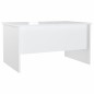 vidaXL Mesa de centro contrachapada blanco brillo 80x50,5x42,5 cm vidaXL Mesa de centro contrachapada blanco brillo 80x50,5x42,5 cm