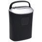 vidaXL Trituradora de papel corte cruzado 10 hojas negro vidaXL Trituradora de papel corte cruzado 10 hojas negro