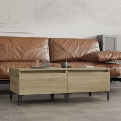 vidaXL Mesas auxiliares 2 uds madera roble Sonoma 50x46x35 cm