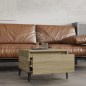 vidaXL Mesas auxiliares 2 uds madera roble Sonoma 50x46x35 cm vidaXL Mesas auxiliares 2 uds madera roble Sonoma 50x46x35 cm