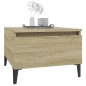 vidaXL Mesas auxiliares 2 uds madera roble Sonoma 50x46x35 cm vidaXL Mesas auxiliares 2 uds madera roble Sonoma 50x46x35 cm