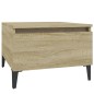 vidaXL Mesas auxiliares 2 uds madera roble Sonoma 50x46x35 cm vidaXL Mesas auxiliares 2 uds madera roble Sonoma 50x46x35 cm