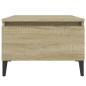 vidaXL Mesas auxiliares 2 uds madera roble Sonoma 50x46x35 cm vidaXL Mesas auxiliares 2 uds madera roble Sonoma 50x46x35 cm