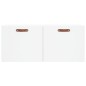 vidaXL Armario de pared madera de ingeniería blanco 80x36,5x35 cm vidaXL Armario de pared madera de ingeniería blanco 80x36,5x35 cm
