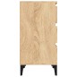 vidaXL Mesita de noche madera contrachapada roble sonoma 40x35x70 cm vidaXL Mesita de noche madera contrachapada roble sonoma 40x35x70 cm