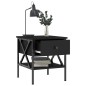 vidaXL Mesitas de noche 2 uds madera de ingeniería negro 40x42x45 cm vidaXL Mesitas de noche 2 uds madera de ingeniería negro 40x42x45 cm