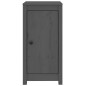 vidaXL Aparadores 2 uds madera maciza de pino gris 40x35x80 cm vidaXL Aparadores 2 uds madera maciza de pino gris 40x35x80 cm