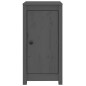 vidaXL Aparadores 2 uds madera maciza de pino gris 40x35x80 cm vidaXL Aparadores 2 uds madera maciza de pino gris 40x35x80 cm
