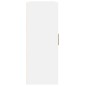 vidaXL Armario de pared madera contrachapada blanco 69,5x32,5x90 cm vidaXL Armario de pared madera contrachapada blanco 69,5x32,5x90 cm