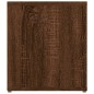 vidaXL Mueble TV 2 uds madera contrachapada roble marrón 80x31,5x36cm