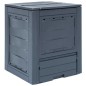 vidaXL Compostador de jardín gris 60x60x73 cm 260 L vidaXL Compostador de jardín gris 60x60x73 cm 260 L