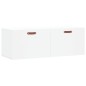 vidaXL Armario de pared madera de ingeniería blanco 100x36,5x35 cm vidaXL Armario de pared madera de ingeniería blanco 100x36,5x35 cm