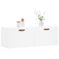 vidaXL Armario de pared madera de ingeniería blanco 100x36,5x35 cm vidaXL Armario de pared madera de ingeniería blanco 100x36,5x35 cm