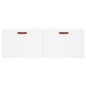 vidaXL Armario de pared madera de ingeniería blanco 100x36,5x35 cm vidaXL Armario de pared madera de ingeniería blanco 100x36,5x35 cm