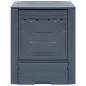 vidaXL Compostador de jardín gris 60x60x73 cm 260 L vidaXL Compostador de jardín gris 60x60x73 cm 260 L