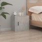 vidaXL Mesitas de noche de pared 2 uds gris hormigón 50x30x47 cm vidaXL Mesitas de noche de pared 2 uds gris hormigón 50x30x47 cm