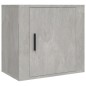 vidaXL Mesitas de noche de pared 2 uds gris hormigón 50x30x47 cm vidaXL Mesitas de noche de pared 2 uds gris hormigón 50x30x47 cm