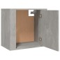 vidaXL Mesitas de noche de pared 2 uds gris hormigón 50x30x47 cm vidaXL Mesitas de noche de pared 2 uds gris hormigón 50x30x47 cm