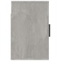 vidaXL Mesitas de noche de pared 2 uds gris hormigón 50x30x47 cm vidaXL Mesitas de noche de pared 2 uds gris hormigón 50x30x47 cm